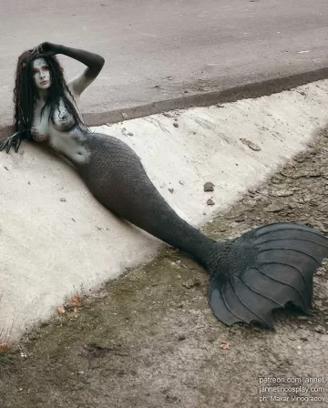 mermaid cosplay by Jannet
