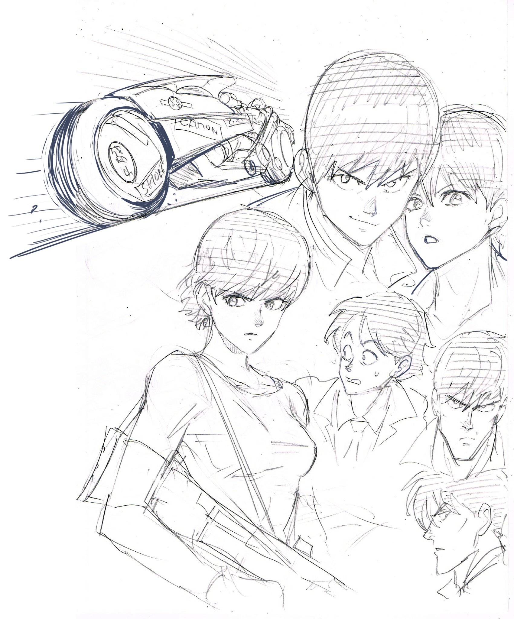 New Akira sketch by Yusuke Murata 