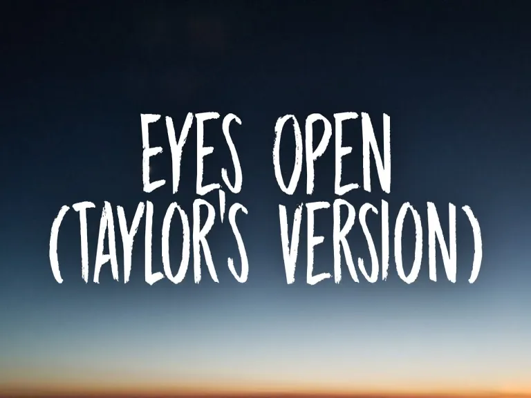 Eyes Open Song Lyrics