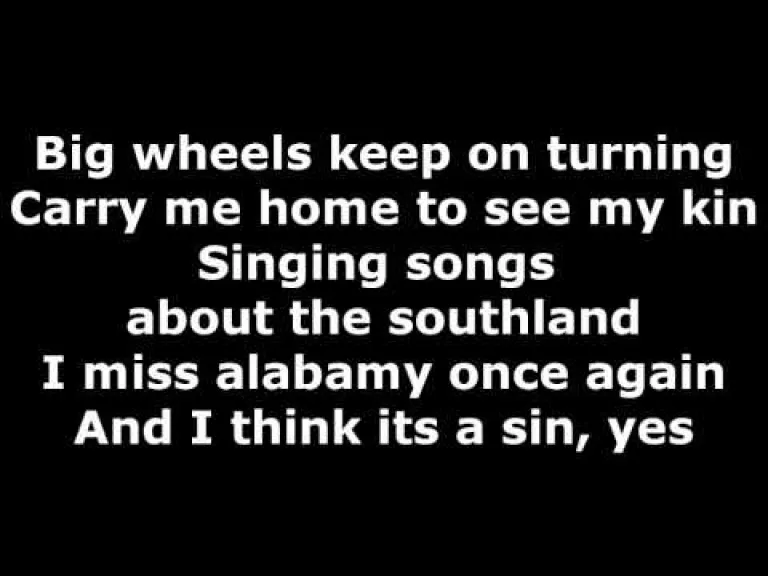 Sweet Home Alabama Song Lyrics