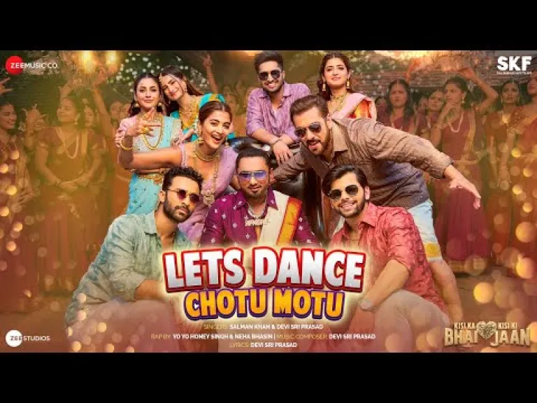 Lets Dance Chotu Motu  || Kisi Ka Bhai Kisi Ki Jaan  || Salman Khan & Devi Sri Prasad, Neha Bhasin, Yo Yo Honey Singh    Lyrics