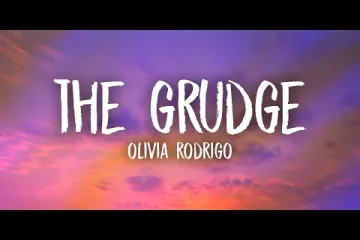 Olivia Rodrigo  the grudge  Lyrics