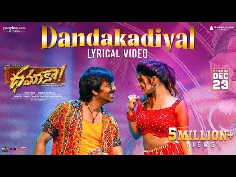 Dhandakadiyal song lyricks-Dhamaka Lyrics