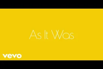 As It Was (Audio) Lyrics