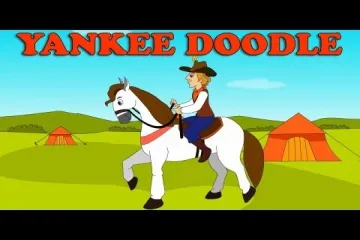 YANKEE DOODLE LYRICS | Yankee Doodle Nursery Rhyme With  Lyrics