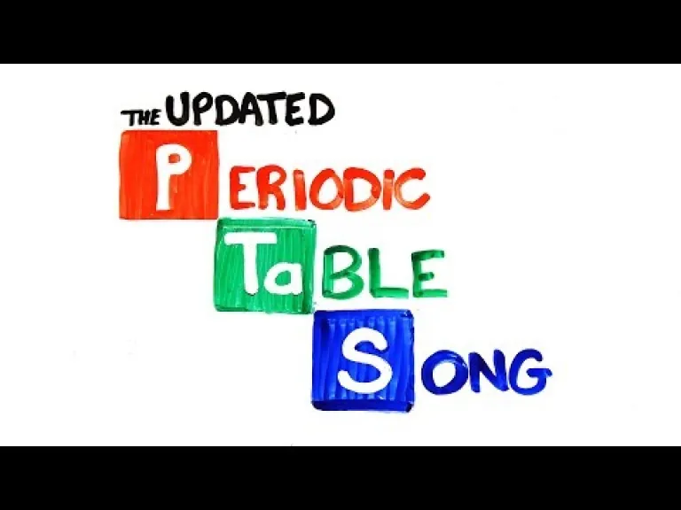 periodic table song lyrics Lyrics
