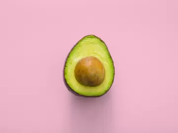 avocado minimalism pink