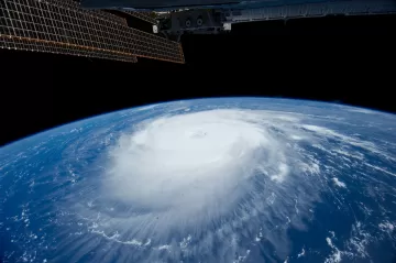 hurricane iss earth clouds element